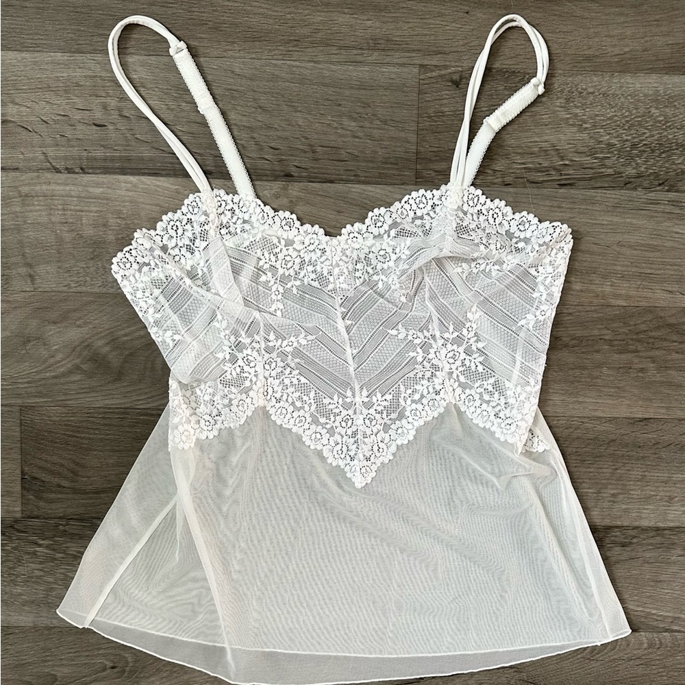 Sheer Lace Tank